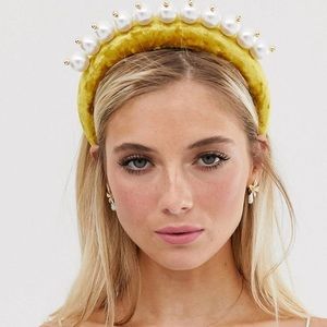 Gold and Pearl Headband